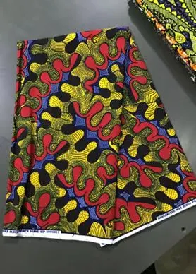 Popular Africa Wax Fabric Printed Fabric Cotton Wax Fabric