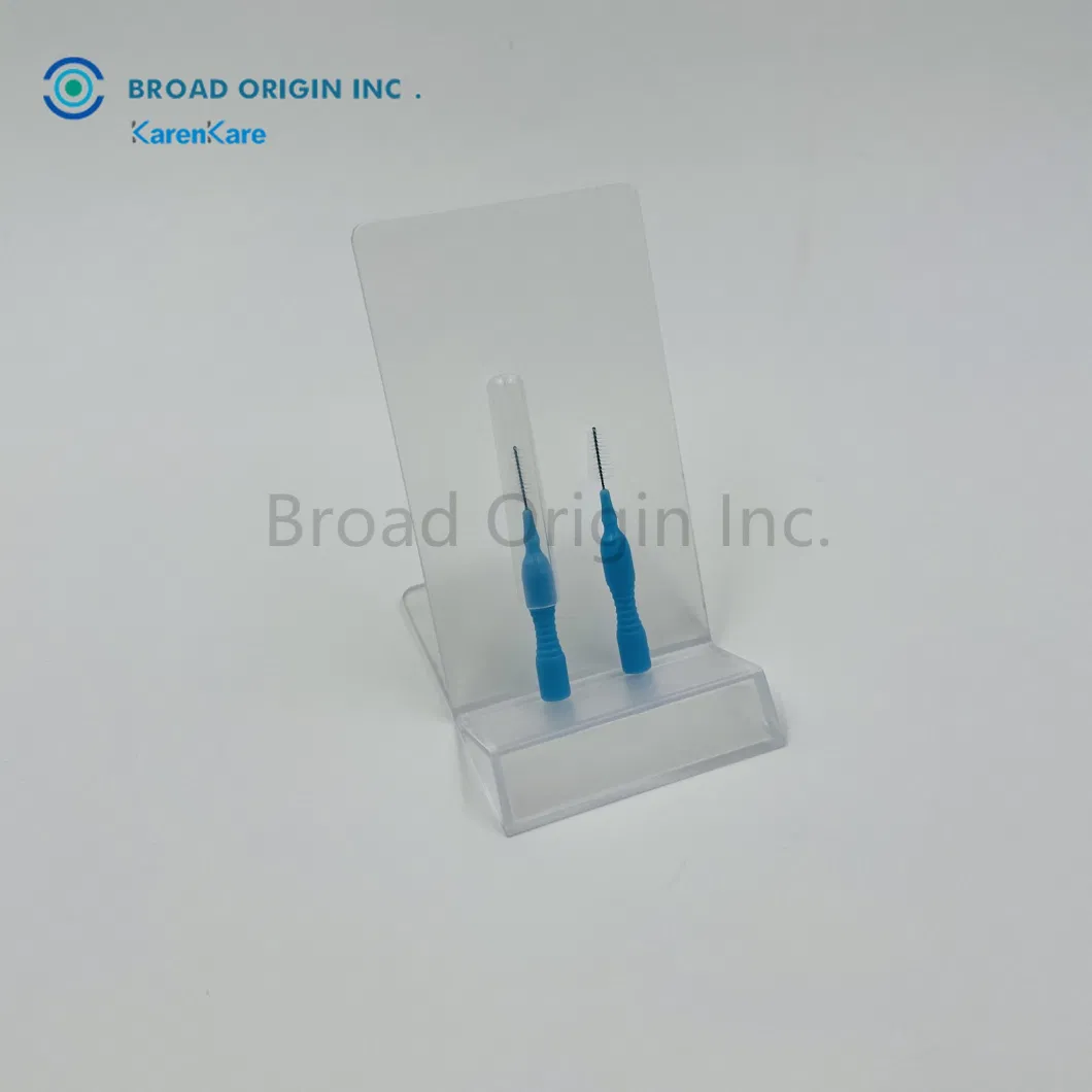 Wholesale Biodegradable Interdental Brush Dental Brush Pick Nylon Bristle PP Handle CE Certificate