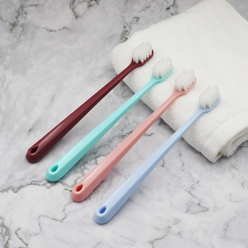 High Quality Dense Superfine Ultra Soft Bristles Hangable Toothbrush