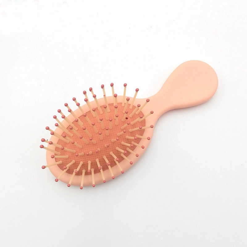 Custom Logo Mate Hair Comb Styling Soft Tooth Plastic Handle Hair Comb Airbag Massage Head Hair Brush