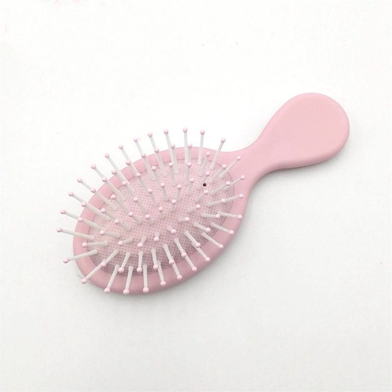 Custom Logo Mate Hair Comb Styling Soft Tooth Plastic Handle Hair Comb Airbag Massage Head Hair Brush