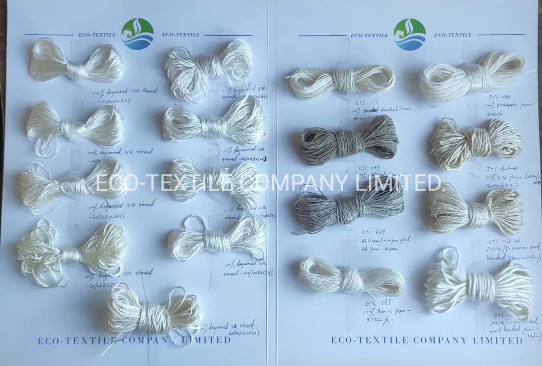 Seacell/Rose/Milk Plant Protein Rayon Fiber Pure Silk Blended Knitting/Weaving Yarn