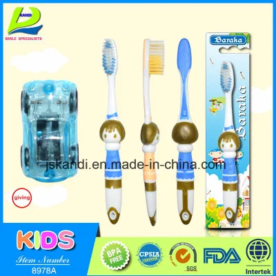 Cuidado de niños de alta calidad Gum Enviar Cartoon Toys cepillo de dientes para niños