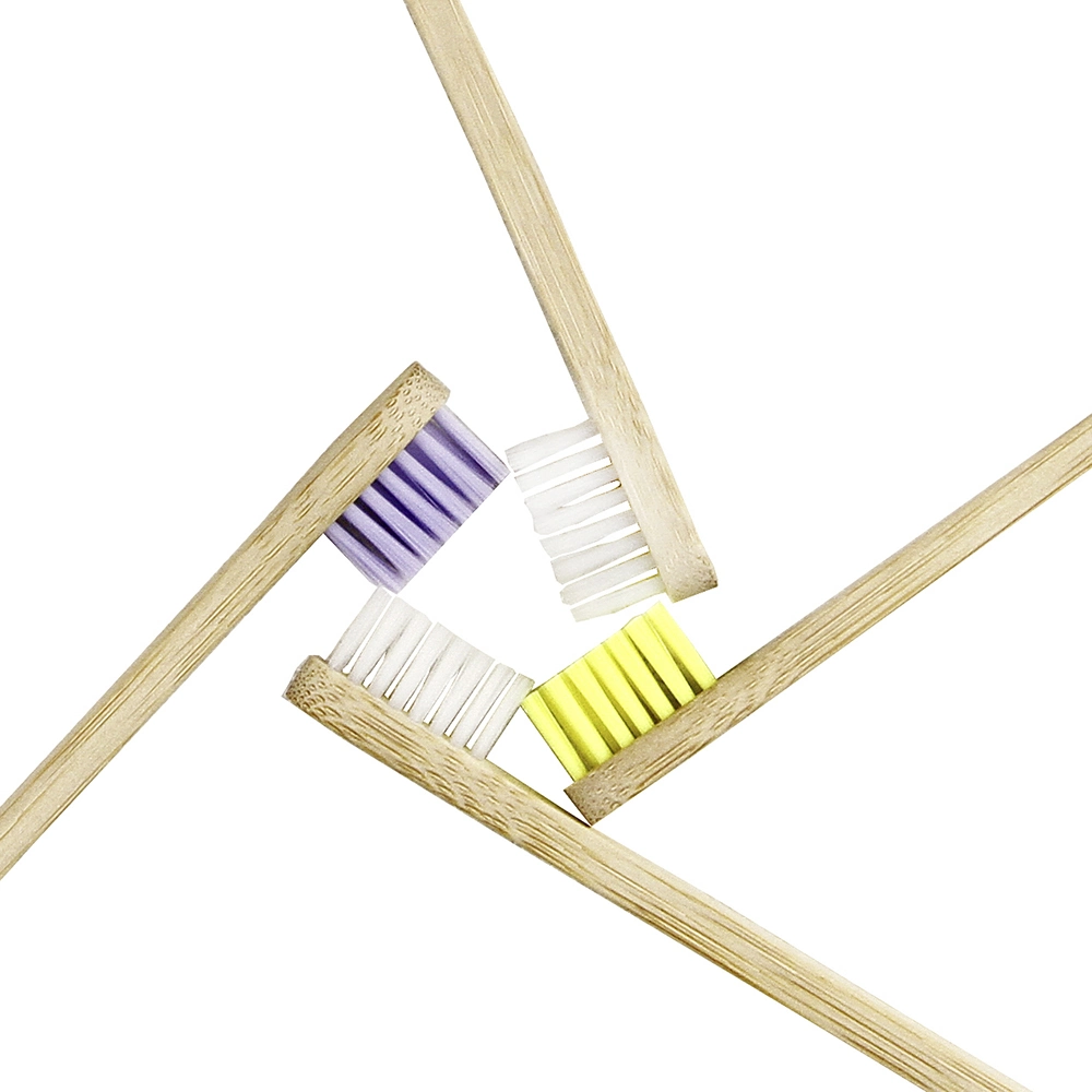 Natural Carbon Charcoal Bristles Bamboo Toothbrushes