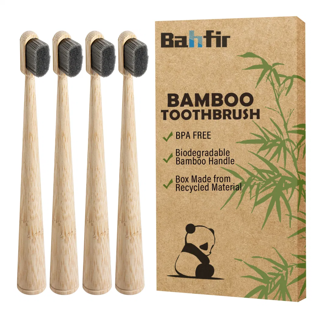 Bristles Natural Bamboo Toothbrush Oral Cleaning Zero Waste