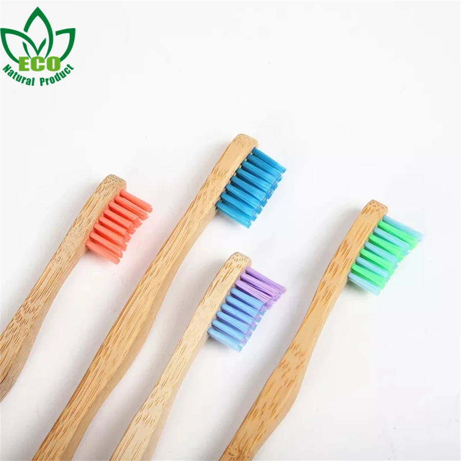 Natural Biodegradable Organic Eco Friendly Bamboo Toothbrush with Logo