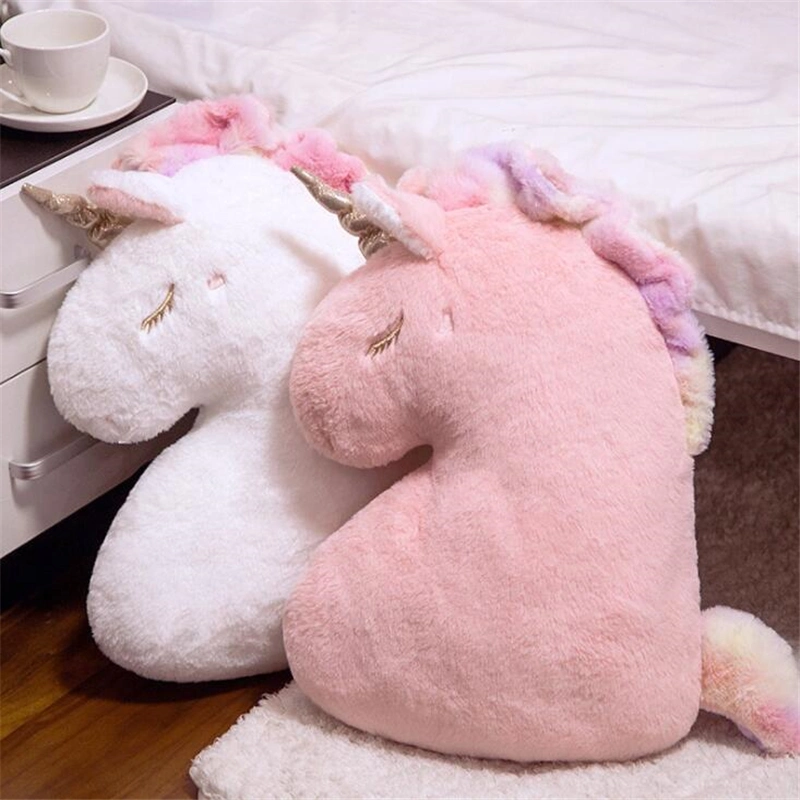 Wholesale Custom Easy to Clean Stuffed Soft Rainbow Plush Animal Unicorn Toy