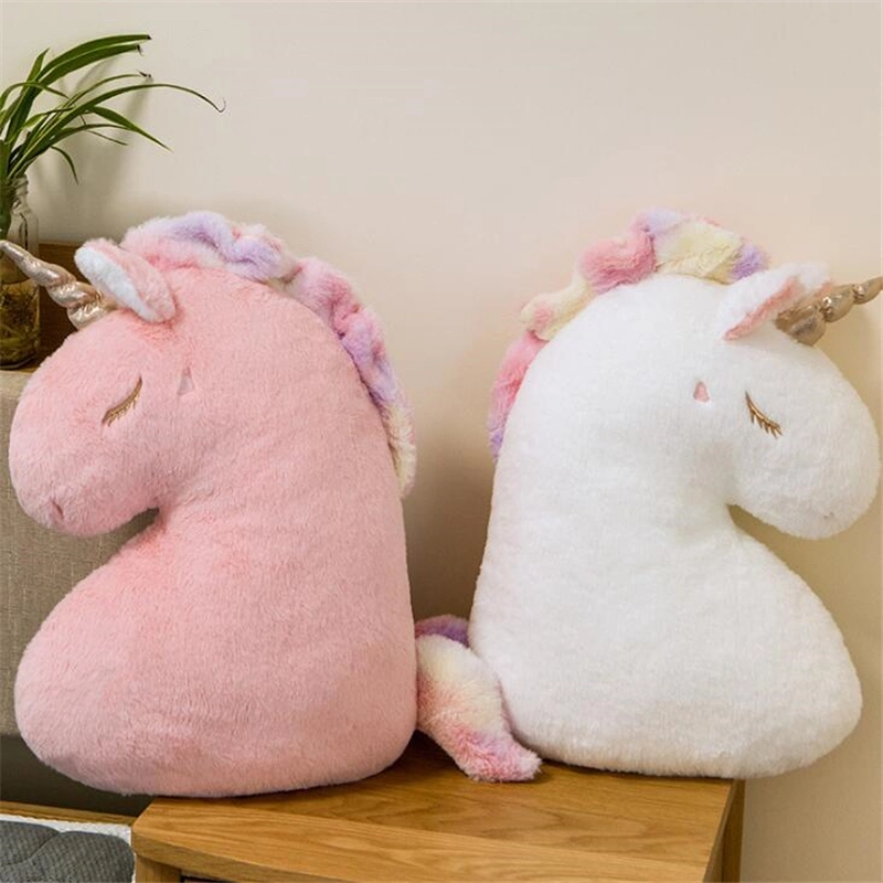 Wholesale Custom Easy to Clean Stuffed Soft Rainbow Plush Animal Unicorn Toy