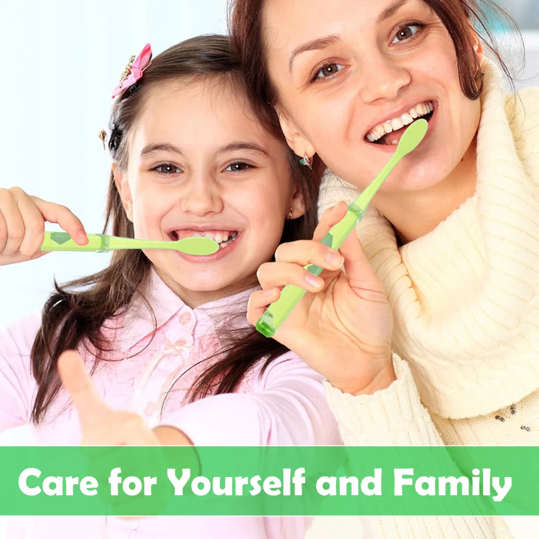 Wholesale Nylon Bristles Family Set Protect Teeth Adult Plastic Toothbrush