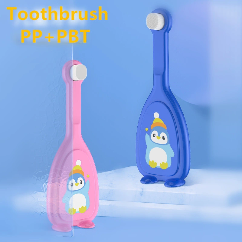 Children Toothbrushes Baby Silicone Tooth Brush with Color Printing