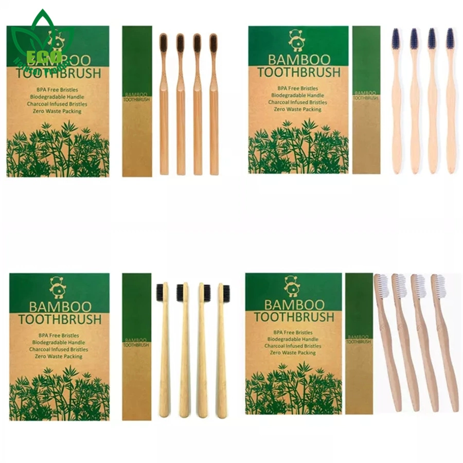 Biodegradable Eco Friendly Compostable Zero Waste Natural Bamboo Toothbrush