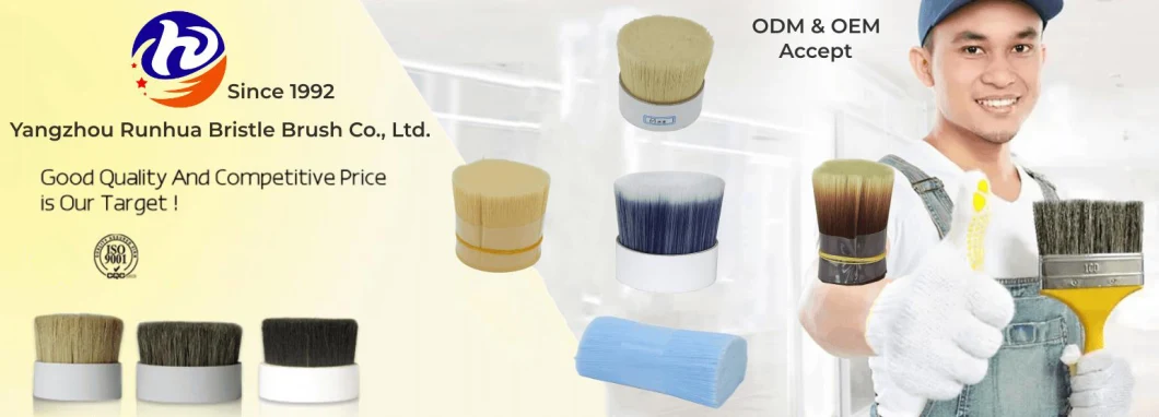 High Quality Brush Filaments Single Tapering Fiber Soft Monofilament Tapered PBT Filament Bamboo Tooth Brush Tapered PBT Bristle