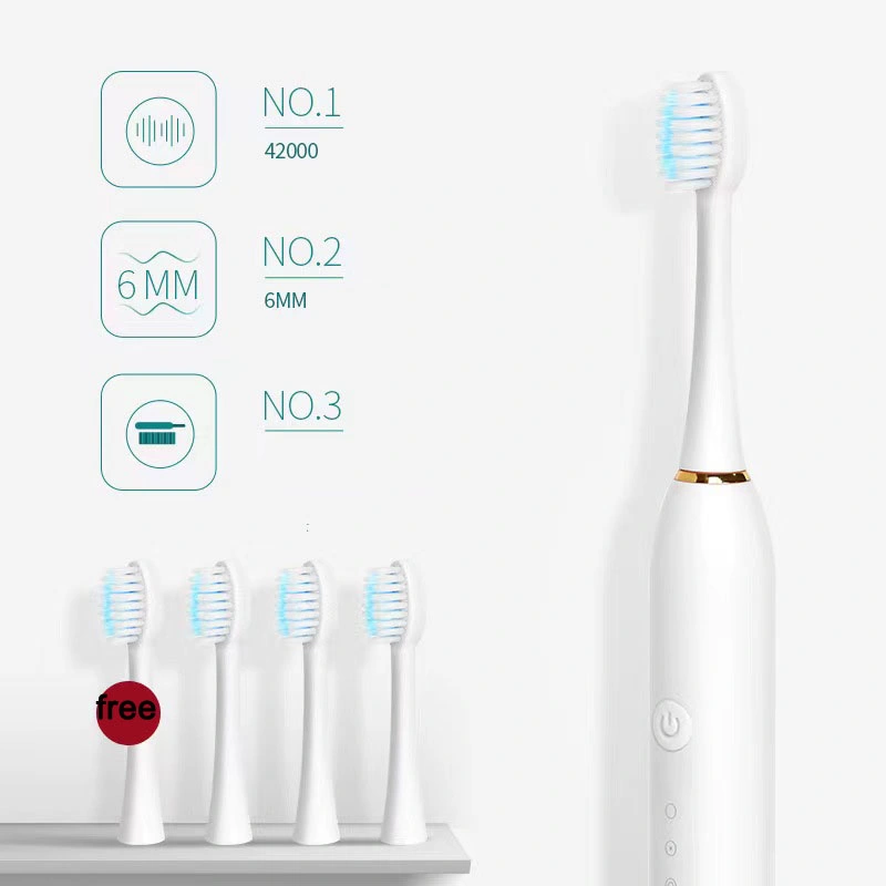 Beauty Tooth Clean Tools Small Head Rechargeable Adult Children Tooth Brush Silicone Electric Toothbrush