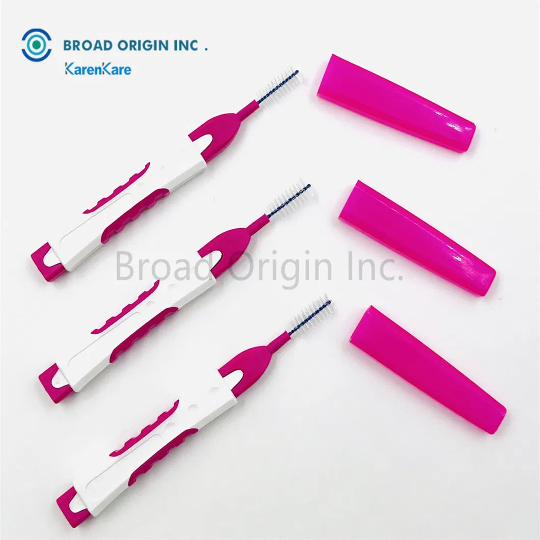 0.9mm Disposable Interdental Brushes Toothpicks Ergonomic Fits Teeth Brushes Cleaning Dental Brush