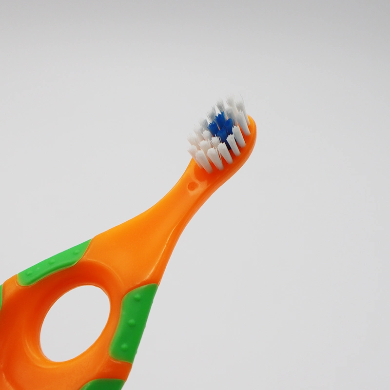 High Quality Animal Design Baby Toddler Toothbrush with Small Brush Head/Soft Bristles