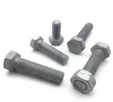 GB5783 HDG Hexagon Bolt Full Thread Carbon Steel/Alloy Steel