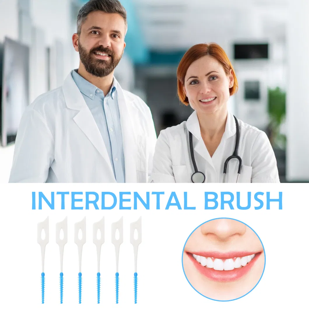 Interdental Brushes Dental Floss Sticks Oral Tooth Care with FDA