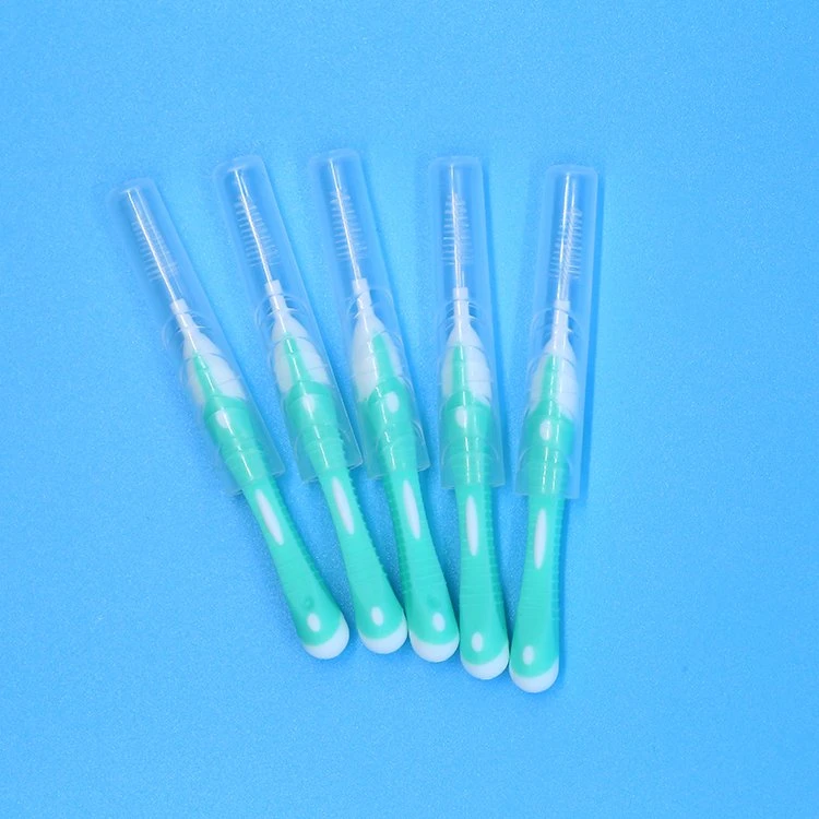 for Custom Logo Teeth Breath Cleaning Bulk Nylon Bristles Safe Oral Care Cleaning Convenient Retractable Tooth Brush Interdental Brush