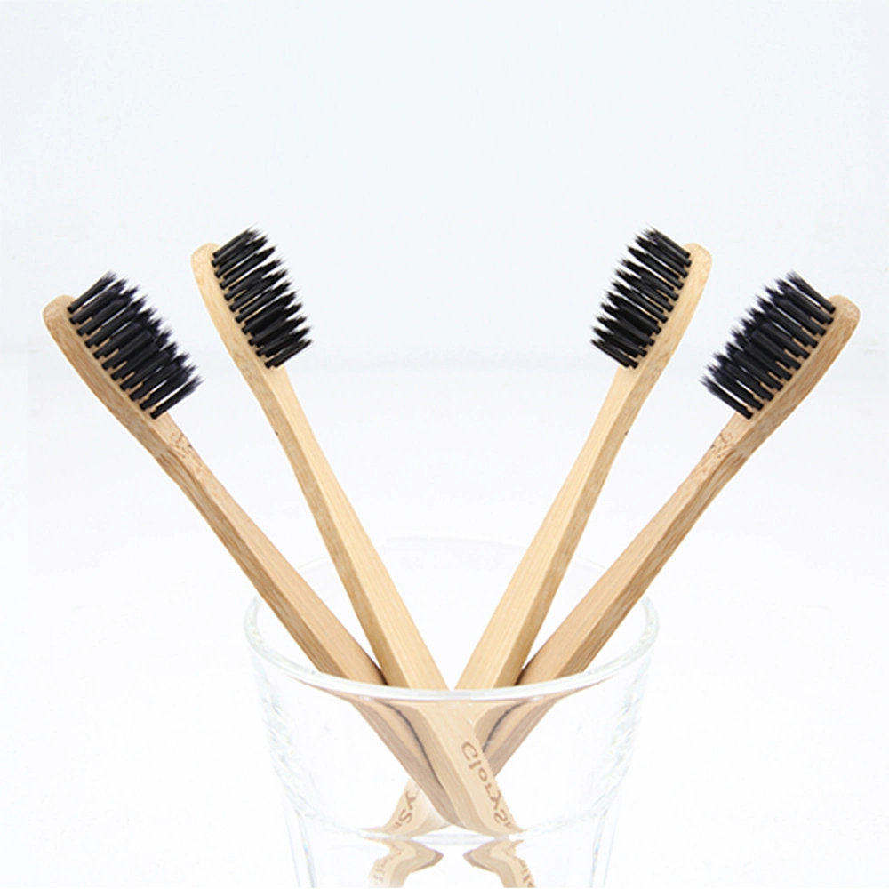 Environmental Protection 100% Natural Customized Logo Bamboo Folding Toothbrush