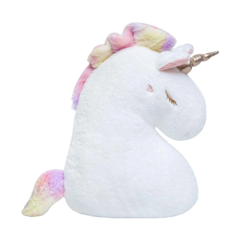 Wholesale Custom Easy to Clean Stuffed Soft Rainbow Plush Animal Unicorn Toy