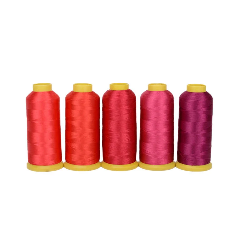 Wholesale Good Price 120d/2 150d/2 Rayon Embroidery Thread Hand Embroidery Silk Thread 200 Colors 5000m Manufacture