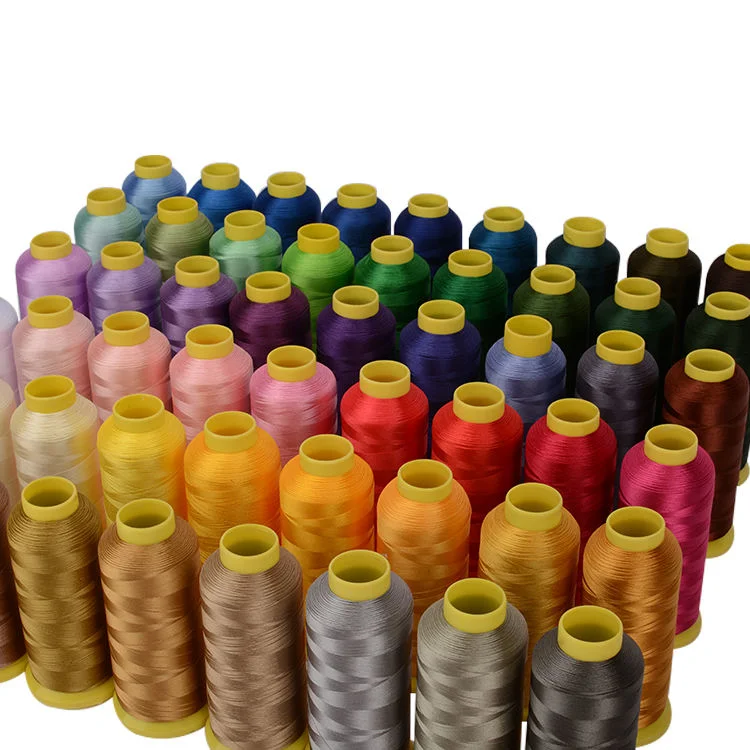 Wholesale Good Price 120d/2 150d/2 Rayon Embroidery Thread Hand Embroidery Silk Thread 200 Colors 5000m Manufacture