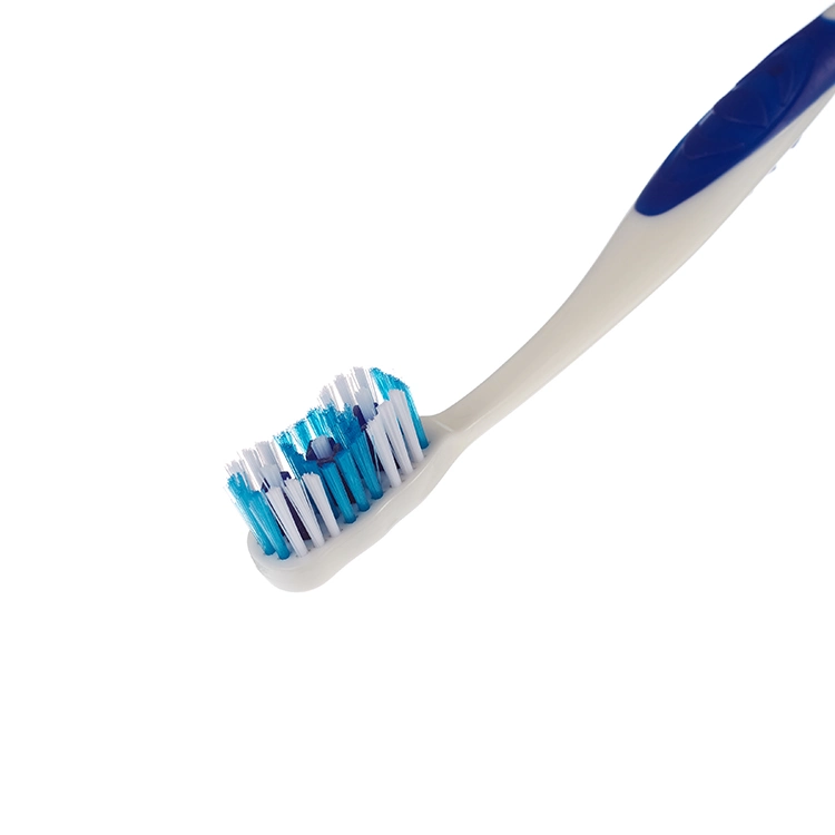 Wholesale Nylon Bristles Deep Cleaning Manual Tooth Brush Custom Private Label Luxury Adult Plastic Toothbrush 3 in 1