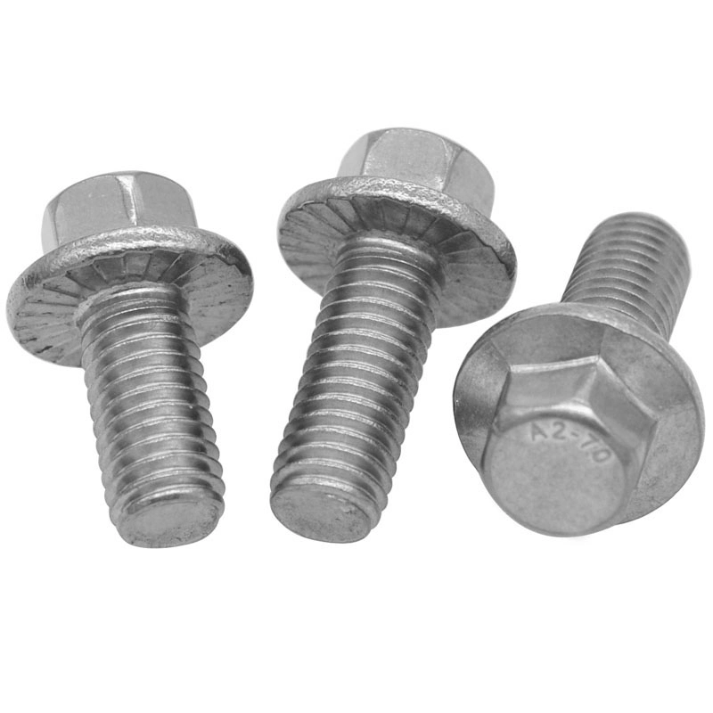 Yellow Zinc Flange Bolt Grade 4.8 Fasteners Wholesale Carbon Steel 4.8/ 8.8/ 10.9/ 12.9 Ect DIN Fully Thread 10mm-500mm Building