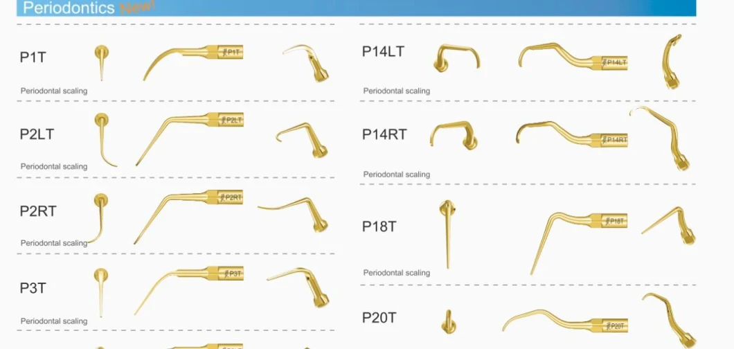 Woodpecker Dental Scaler Tips Compective with EMS