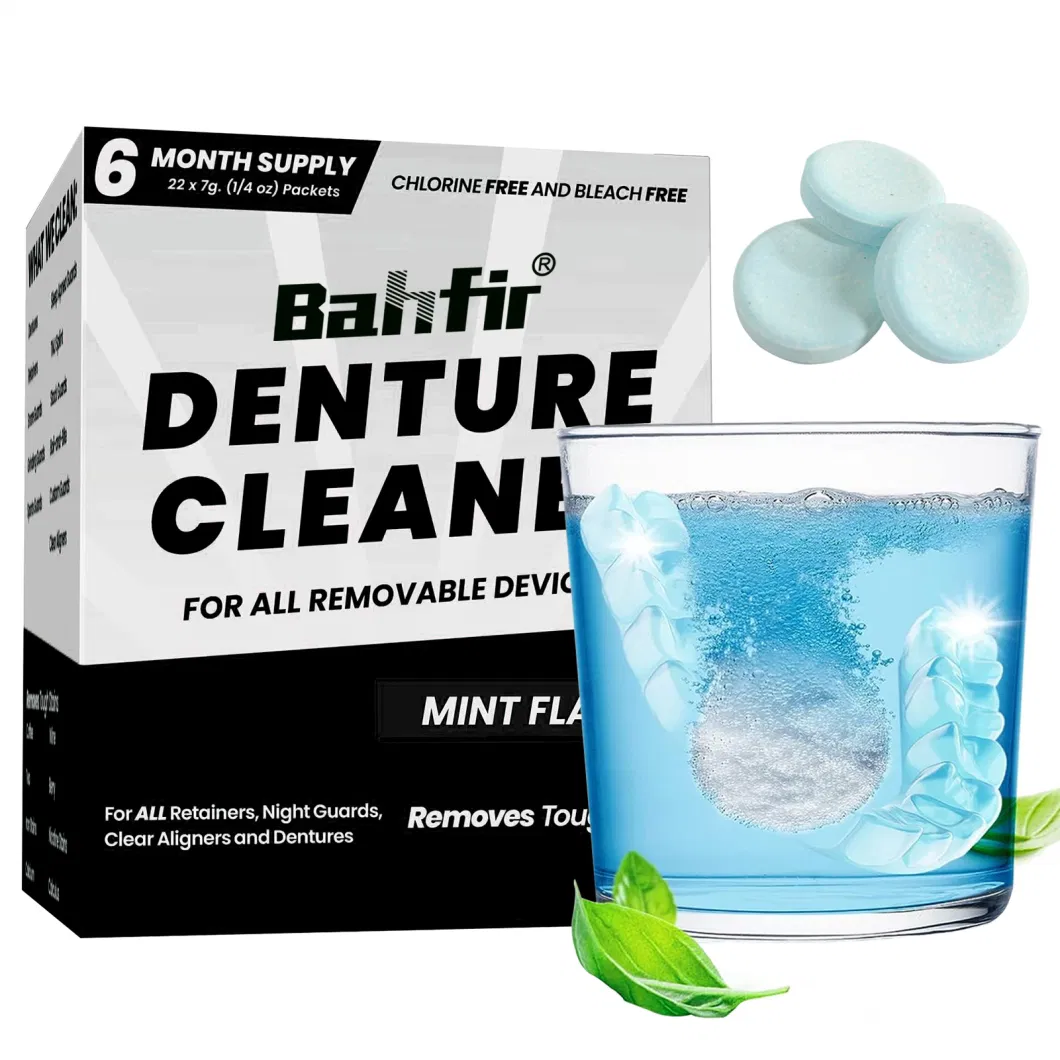 Efficient Cleaning Denture Cleansing Tablet for Oral Hygiene