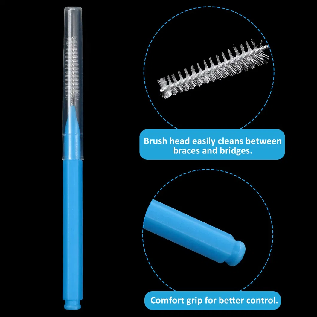 Cheap Oral Care Cleaning Interdental Toothpick Boxed Interdental Brush for Home Use