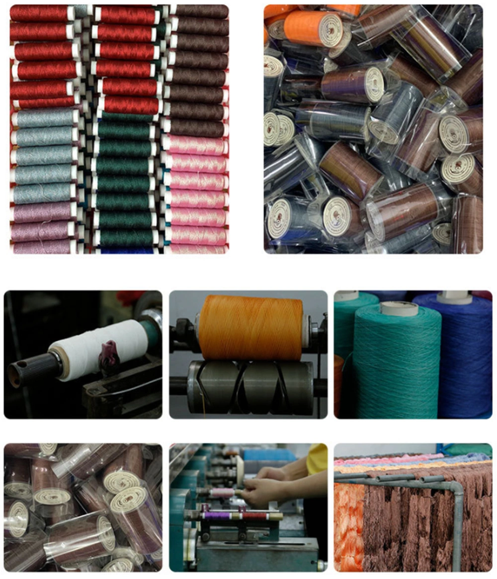 Sewing Leather Thread 100% Polyester Flat Leather Waxed Thread 150d/16 Wax Thread