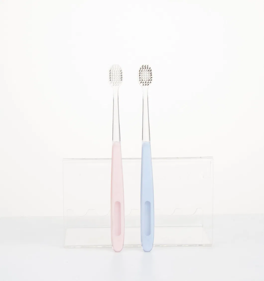 OEM Private Label Individually Wrapped Cheap Nylon Bristles Household Adult Plastic Manual Toothbrush with Cover