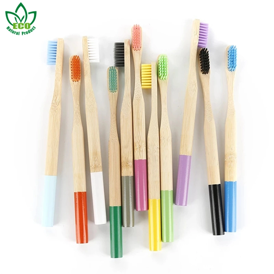 Zero Waste Eco Friendly Bamboo Toothbrush with Laser Engraved Logo