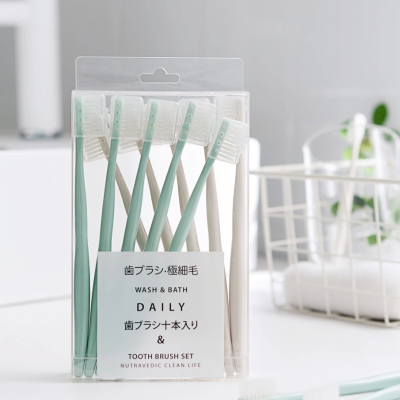 New Style of 100% Biodegradable Charcoal Bamboo Travel Degradable Toothbrush