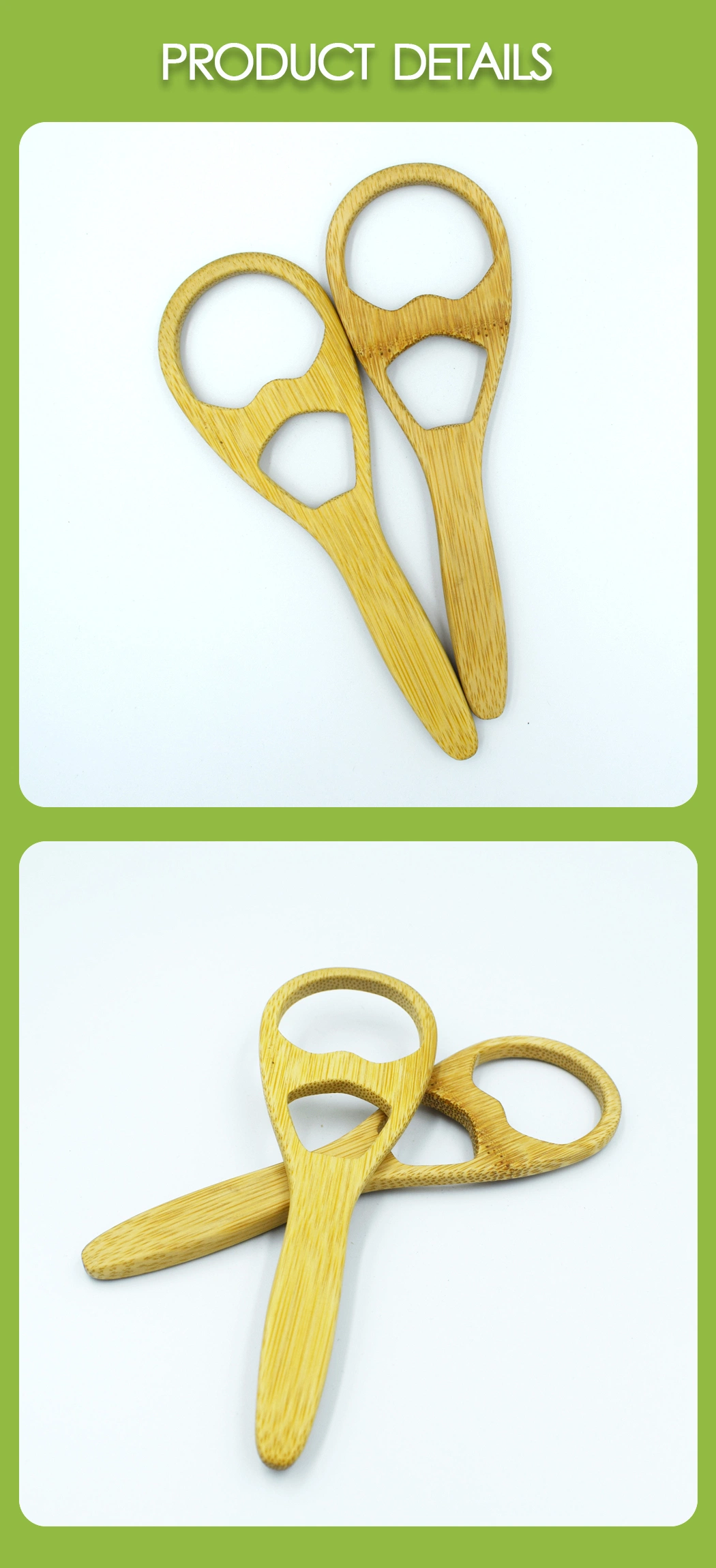 OEM 100% Completely Biodegradable Bamboo Tongue Cleaner Scraper