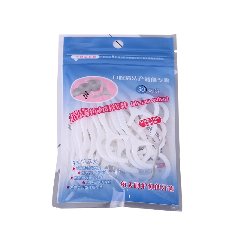 Wholesale Dental Flosser Toothbrush Biodegradable Tooth Pick Bulk Eco-Friendly Dental Floss Picks