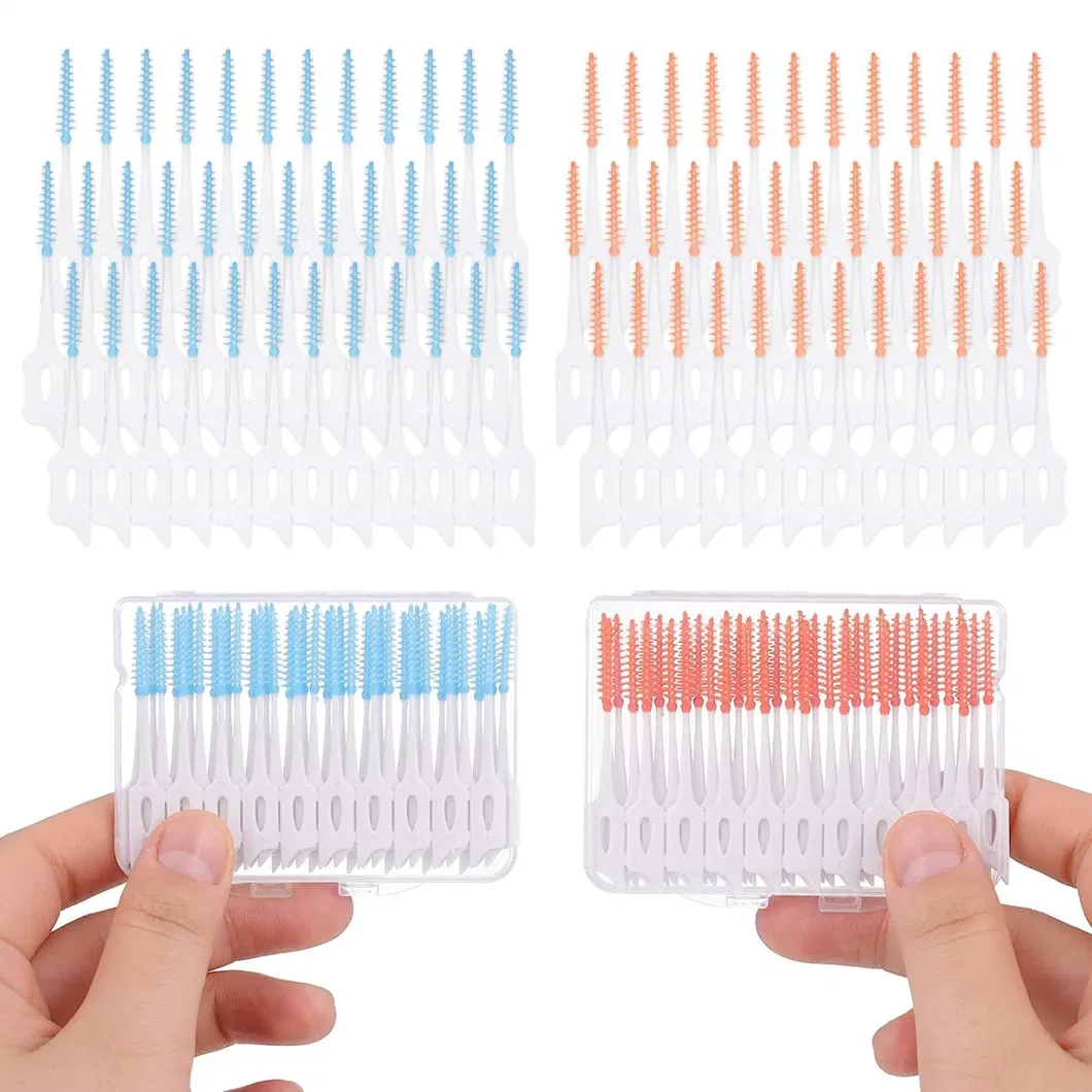 Interdental Brushes Dental Floss Sticks Portable Oral Tooth Clean with FDA
