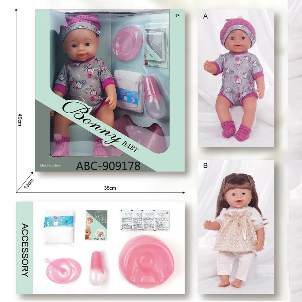 18&prime;&prime;newborn Baby Dolls Real Life Baby Dolls with Feeding Kit