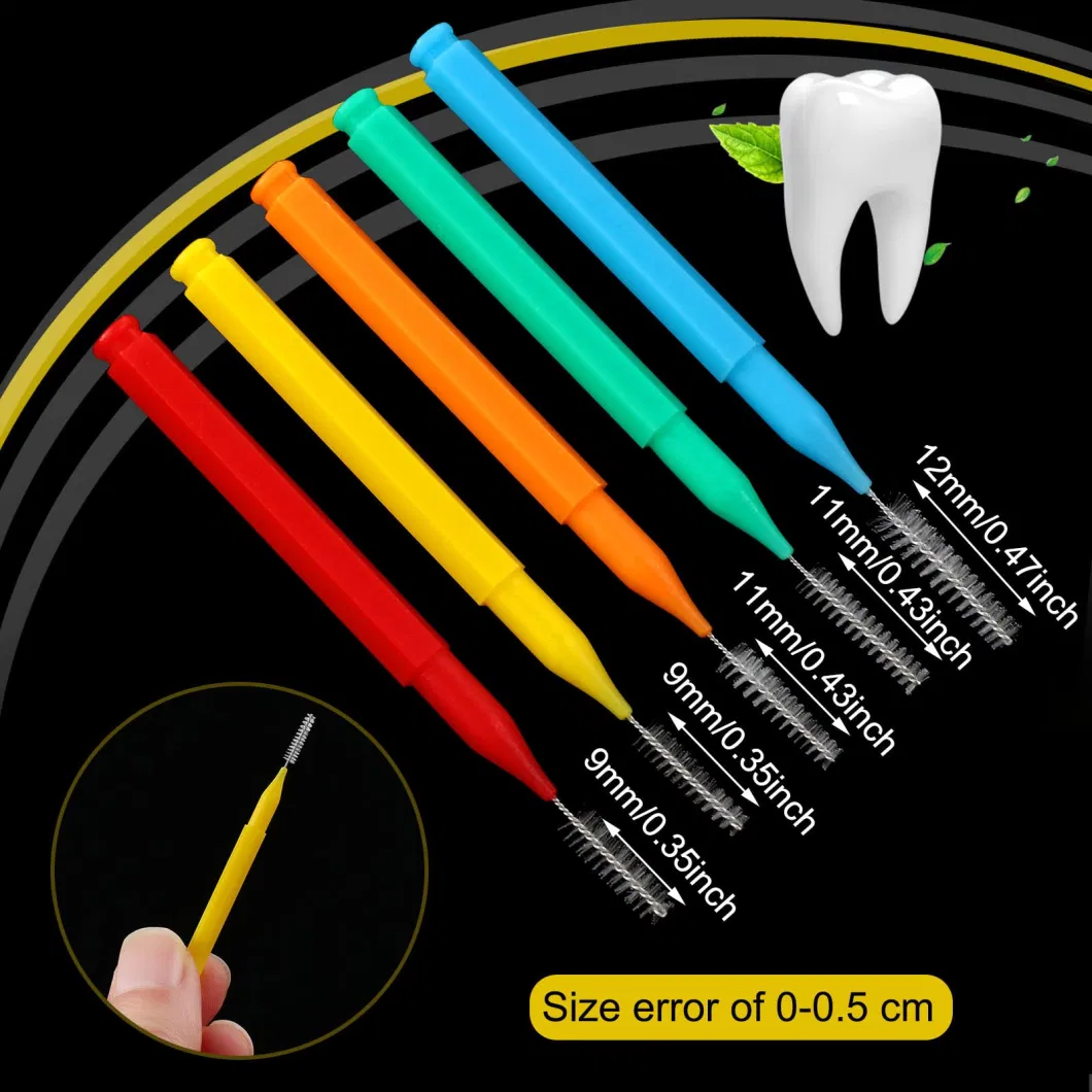 Cheap Oral Care Cleaning Interdental Toothpick Boxed Interdental Brush for Home Use