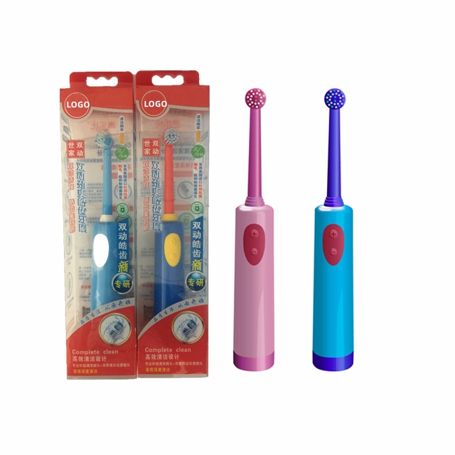 ODM/OEM Rotating Brush Head Kids Electric Toothbrush with DuPont Soft Bristles