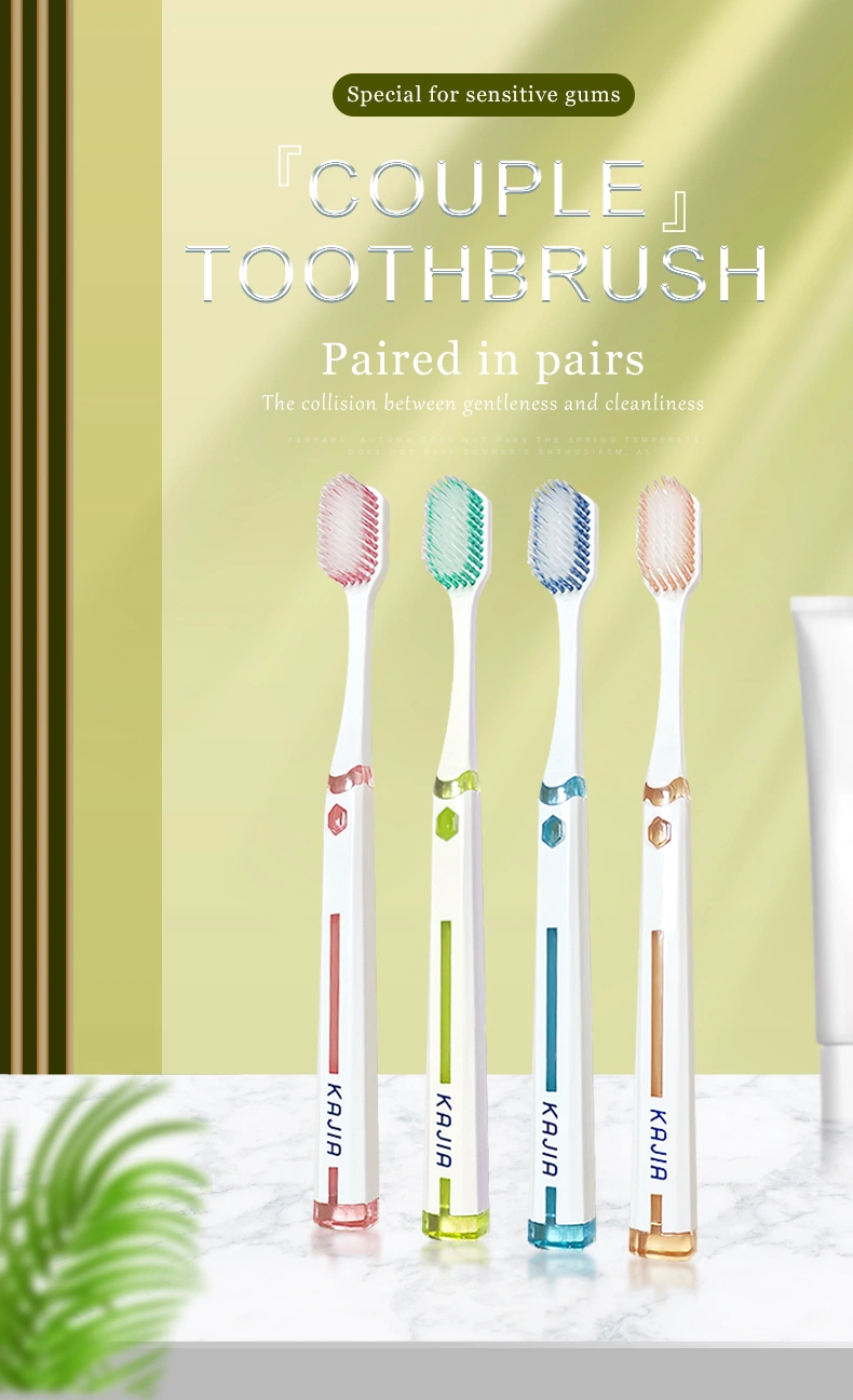 Super Soft Bristles Colorful Bristles Adult Toothbrush