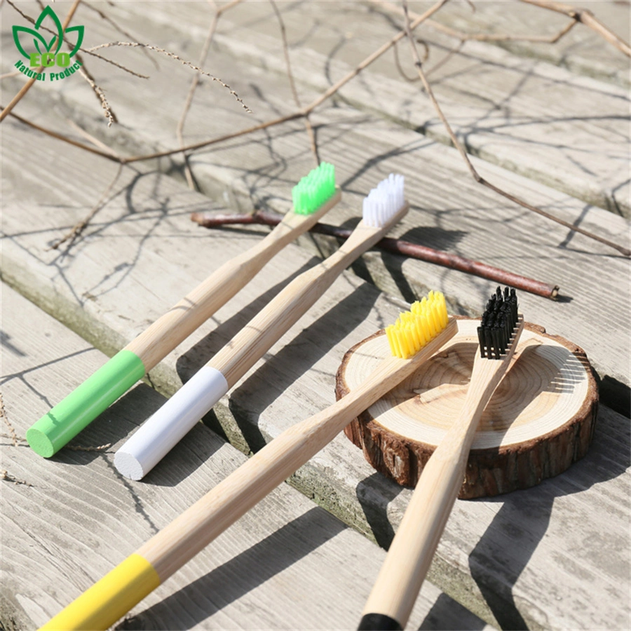 Zero Waste Eco Friendly Bamboo Toothbrush with Laser Engraved Logo