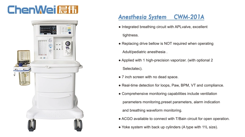 Inhalation Anesthesia Cwm-301c for Dental and Surgery Use