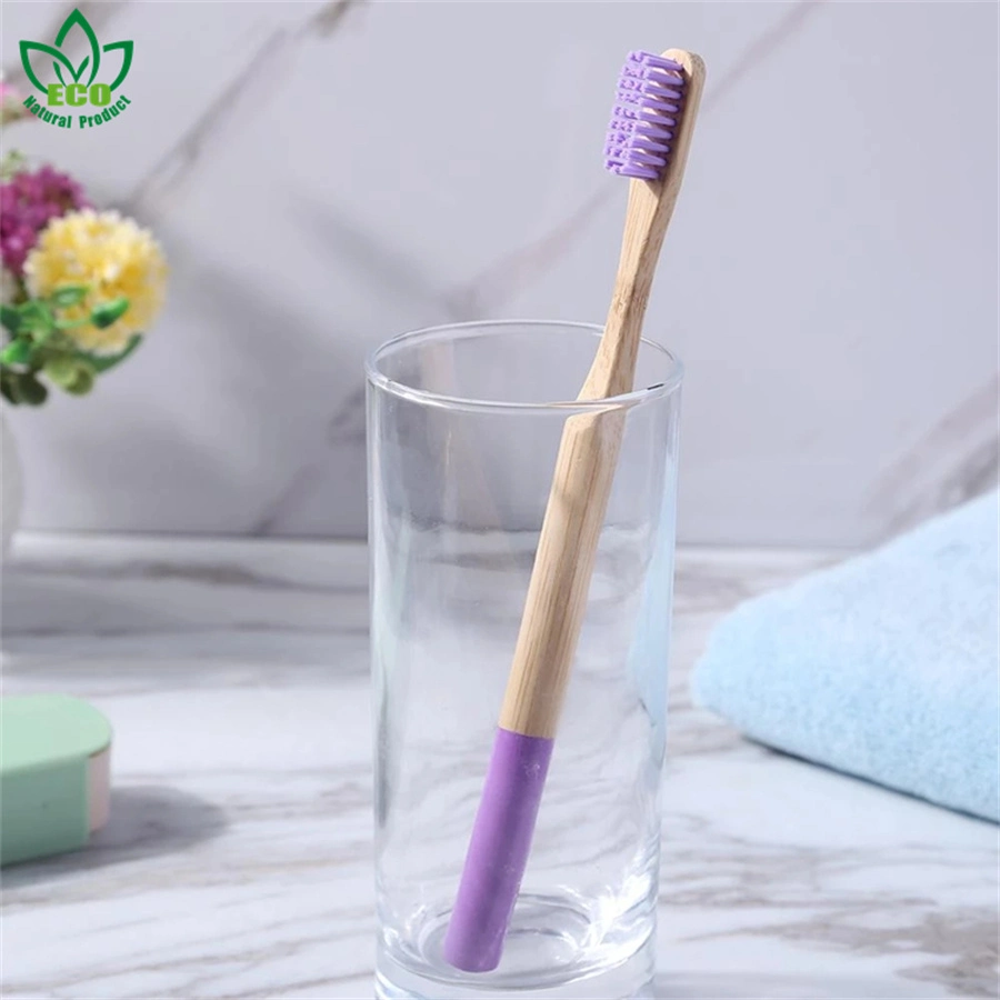 Zero Waste Eco Friendly Bamboo Toothbrush with Laser Engraved Logo