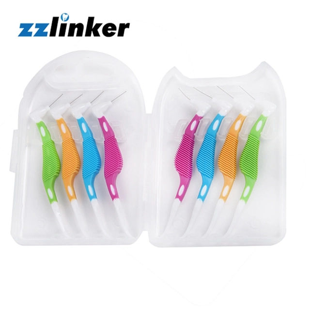 Lk-S31B Colorful Dental Orthodontic Silicone Interdental Brush Toothpick Shape Price