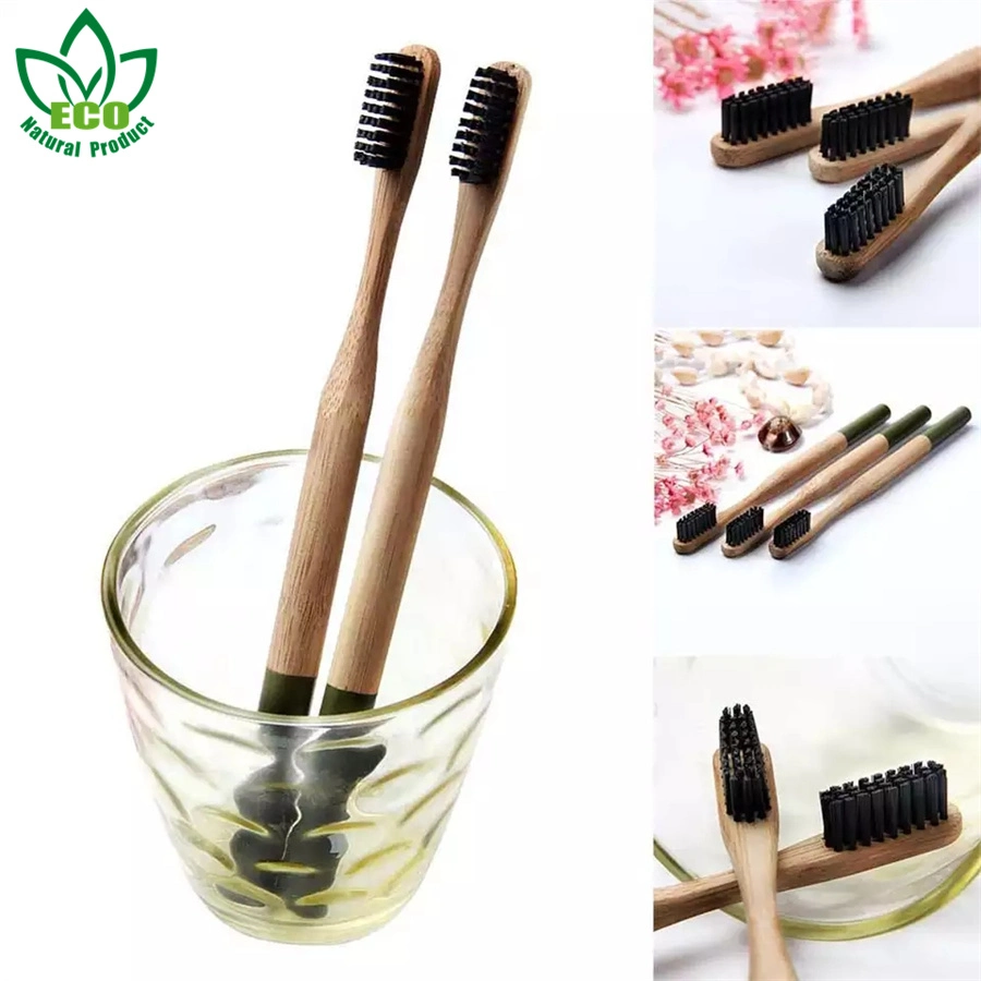 Reusable Portable Custom Logo Eco Ultra Soft Bristle Bamboo Toothbrush for Children