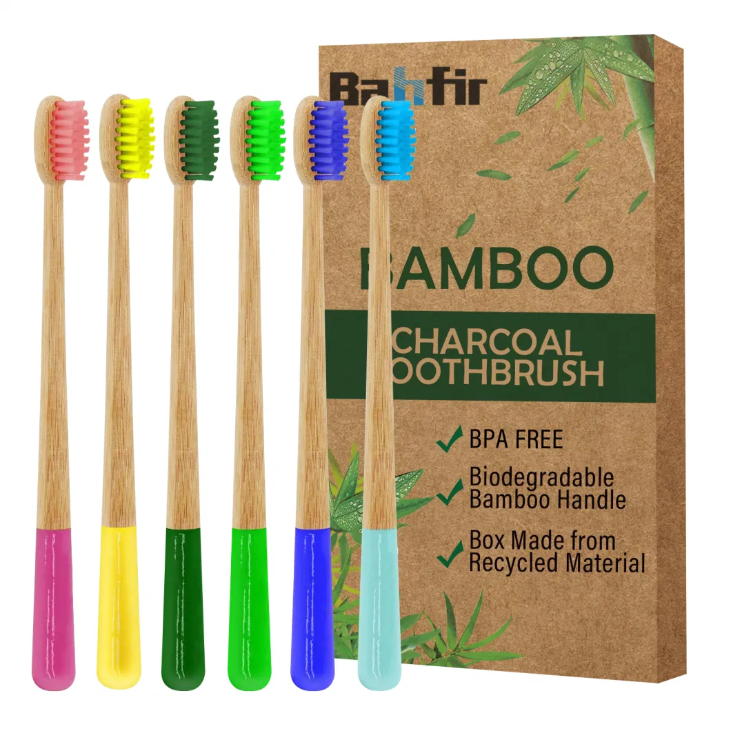 Long Handle Bamboo Toothbrush for Deeply Oral Zero Waste