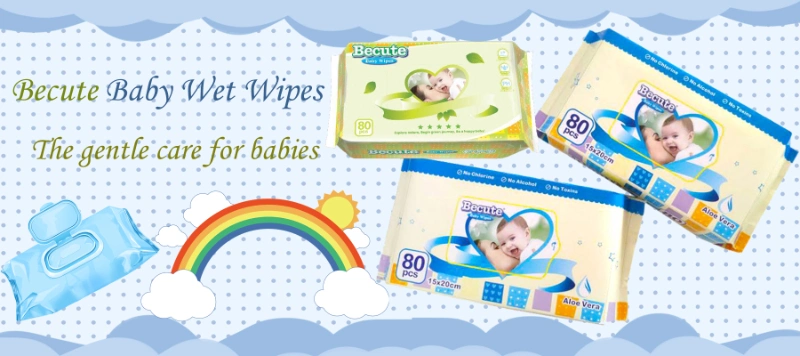 Disposable Baby Sanitizing Wet Wipes Sensitive Baby Wet Wipes