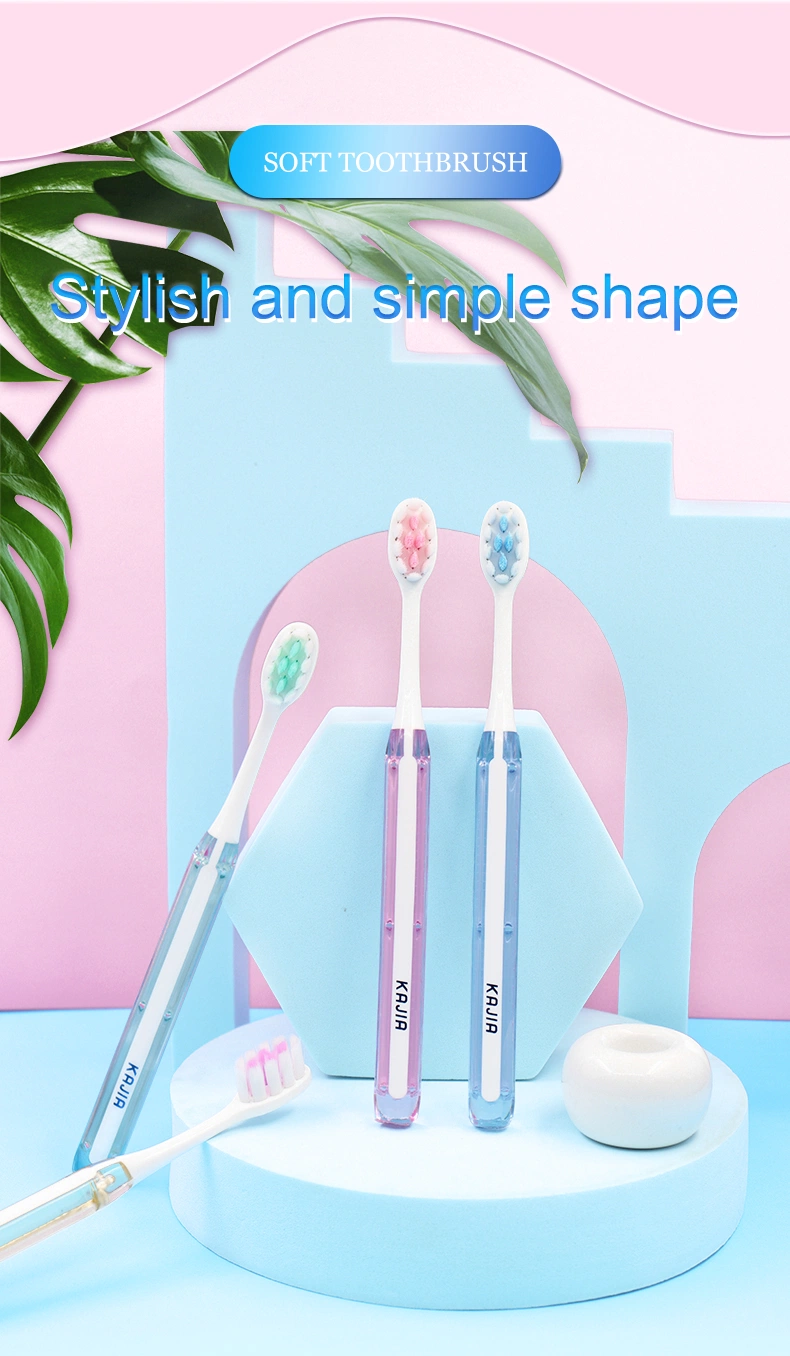 New Design Comfortable Handle Fast Delivery Custom Logo Adult Toothbrush